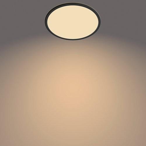 PH 8719514327283 LED Koupelnové stropní svítidlo Philips Superslim CL550 8719514327283 18W 1500lm 2700K IP44 30cm černé, 3-krokové stmívání - PHILIPS (929002667901) (obrázek 3)