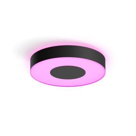 PH 41163/30/P9 Hue Bluetooth LED White and Color Ambiance Stropní svítidlo Philips Infuse M 41163/30/P9 33,5W 2350lm 2000-6500K RGB IP20 černé, stmívatelné - PHILIPS HUE (915005997301)