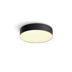 Obrázek pro produkt Hue Bluetooth LED White Ambiance Stropní svítidlo Philips Enrave S 41158/30/P6 9,6W 1220lm 2200-6500K IP20 26,1cm černé, stmívatelné s dálkovým ovladačem - PHILIPS HUE (915005996501)