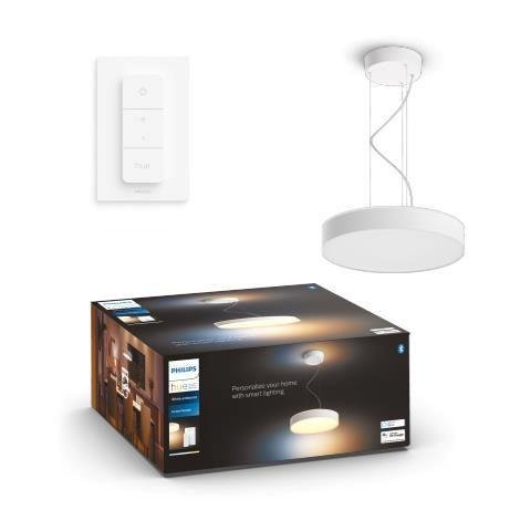 PH 41162/31/P6 Hue Bluetooth LED White Ambiance Závěsné svítidlo Philips Enrave 41162/31/P6 33,5W 4300lm 2200-6500K IP20 bílé. stmívatelné s dálkovým ovladačem - PHILIPS HUE (915005998001)