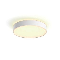 Obrázek pro produkt Hue Bluetooth LED White Ambiance Koupelnové stropní svítidlo Devere M 41165/31/P6 19,2W 2450lm 2200-6500K IP44 38,1cm bílé, stmívatelné s dálkovým ovladačem - PHILIPS HUE (915005997601)
