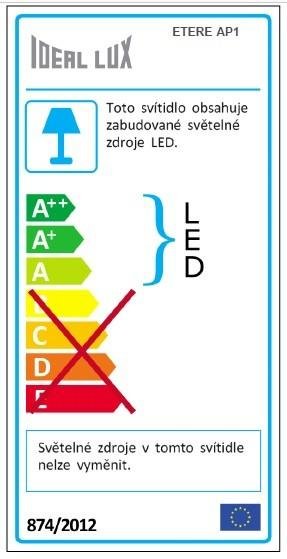 ILUX 172408 ETERE AP1 ANTRACITE - IDEALLUX (obrázek 4)