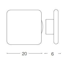 ILUX 195735 COVER AP1 SQUARE BIG BIANCO - IDEALLUX (obrázek 3)