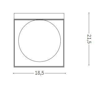 ILUX 198132 LINGOTTO PL1 - IDEALLUX (obrázek 3)