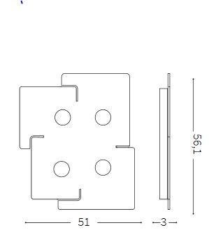 ILUX 215778 TOTEM PL4 - IDEALLUX (obrázek 3)