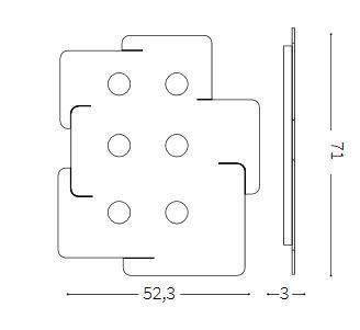 ILUX 215785 TOTEM PL6 - IDEALLUX (obrázek 4)