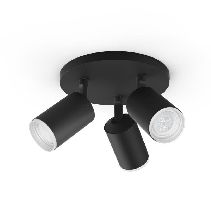 Levně PH 50633/30/P7 Hue Fugato Bluetooth SVÍTIDLO BODOVÉ GU10 3x5,7W 3x350lm 2000-6500K, černá - PHILIPS HUE (915005761601)