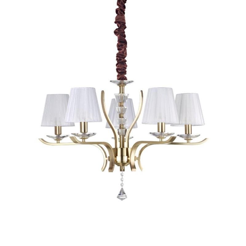 ILUX 197722 PEGASO SP5 OTTONE SATINATO - IDEALLUX