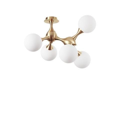 ILUX 241050 NODI PL5 OTTONE SATINATO stropní svítidlo - IDEALLUX