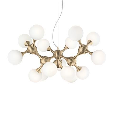 ILUX 241012 NODI SP15 OTTONE SATINATO - IDEALLUX