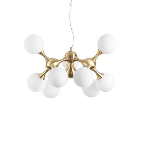 ILUX 241036 NODI SP9 OTTONE SATINATO - IDEALLUX