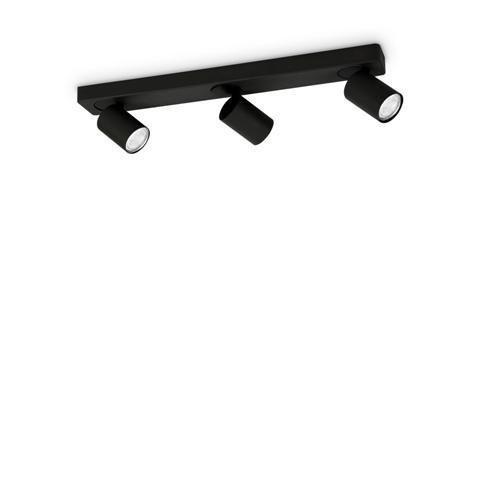ILUX 229058 RUDY PL3 NERO - IDEALLUX