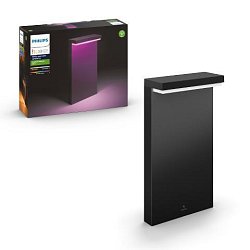 Obrázek pro produkt HUE Nyro VENKOVNÍ SLOUPEK LED 13,5W 1000lm 2200-6500K IP44, černá - PHILIPS HUE (915005841601)
