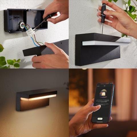 PH 17456/30/P7 HUE Nyro VENKOVNÍ NÁSTĚNNÉ SVÍTIDLO 13,5W 1000lm 2000-6500K IP44, černá - PHILIPS HUE (915005841701) (obrázek 4)