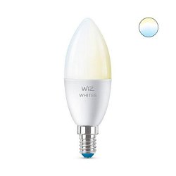Obrázek pro produkt WiZ žárovka E14 C37 4,9W 470lm 2700-6500K, stmívatelná - PHILIPS (929002448702)