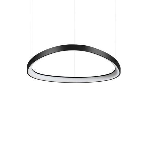 ILUX 247267 Závěsné svítidlo GEMINI SP D61 NERO - IDEALLUX