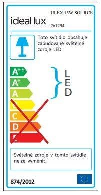 ILUX 261294 ULEX 15W SOURCE - IDEALLUX (obrázek 3)