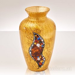 Obrázek pro produkt Váza Anfora Home KISS 20cm 24 karát.zlato - KOLARZ