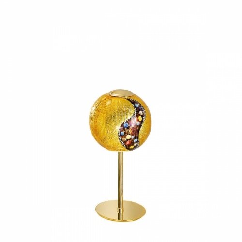 Levně K 0392.71.3.KI.AU Stolní lampa LUNA KISS 20cm 1xE14 60W 24 karát.zlato - KOLARZ