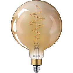 Obrázek pro produkt Vintage LED žárovka E27 G200 7W 470lm GOLD stmívatelné - PHILIPS (0)
