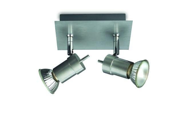 PH 55082/48/PN TITAN SVÍTIDLO BODOVÉ 2xGU10 max. 50W 230V, hliník - PHILIPS (915000873302)