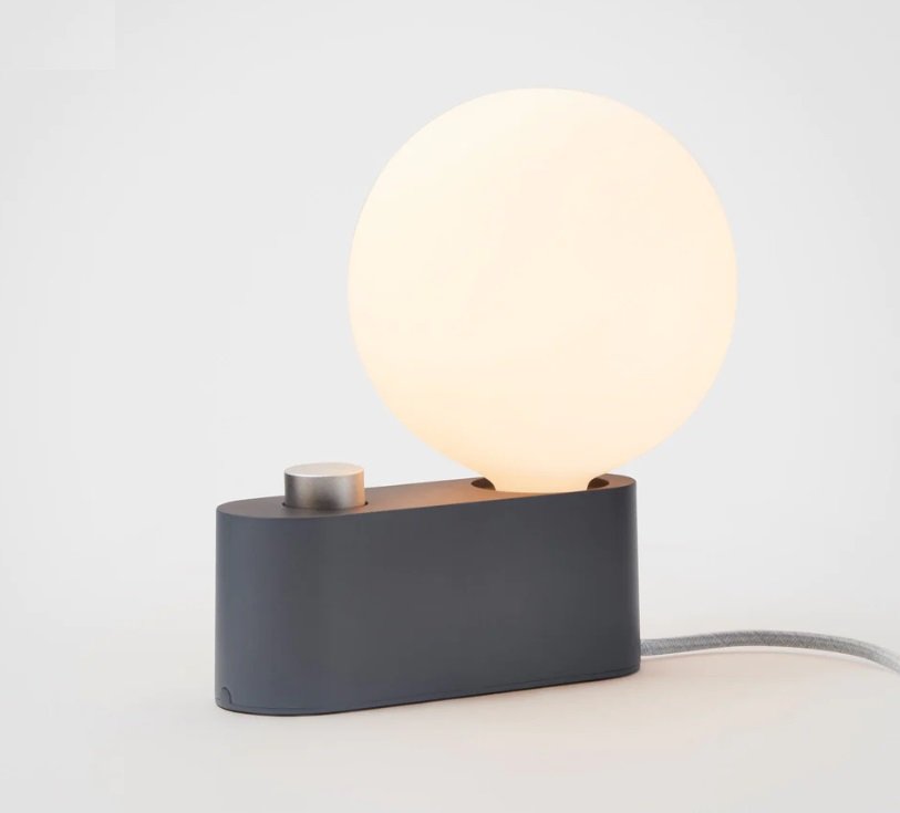 Levně TALA ALM-SPHR-IV-CHR-TBL-01-EU Stolní lampa Alumina Charcoal 220 x 150 x 240mm - TALA