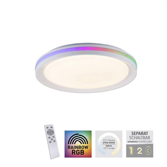 LD 15544-16 Svítidlo přisazené RIBBON LED 24W 1100lm s dálkovým ovládáním RGB + CCT - LEUCHTEN DIREKT / JUST LIGHT