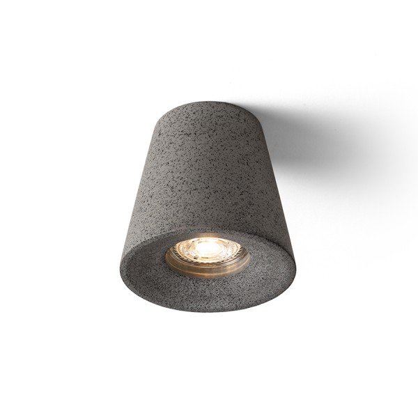 RED R13795 VOLCA stropní beton/dekor tmavý granit 230V LED GU10 5W - RED - DESIGN RENDL