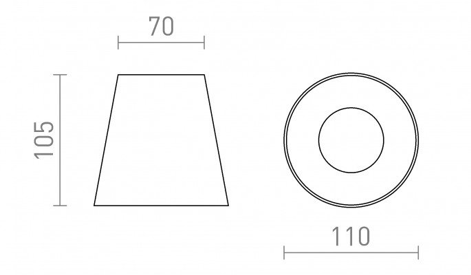 RED R13795 VOLCA stropní beton/dekor tmavý granit 230V LED GU10 5W - RED - DESIGN RENDL (obrázek 5)