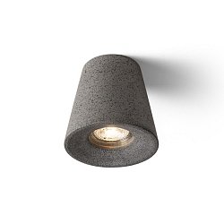 Obrázek pro produkt VOLCA stropní beton/dekor tmavý granit 230V LED GU10 5W - RED - DESIGN RENDL