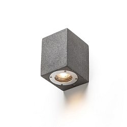 Obrázek pro produkt KANE I nástěnná beton/dekor tmavý granit 230V LED GU10 5W IP65 - RED - DESIGN RENDL
