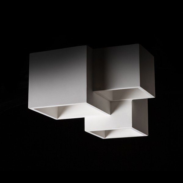 RED R13790 JACK III stropní sádrová 230V LED GU10 3x5W - RED - DESIGN RENDL (obrázek 4)