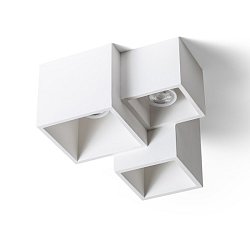 Obrázek pro produkt JACK III stropní sádrová 230V LED GU10 3x5W - RED - DESIGN RENDL
