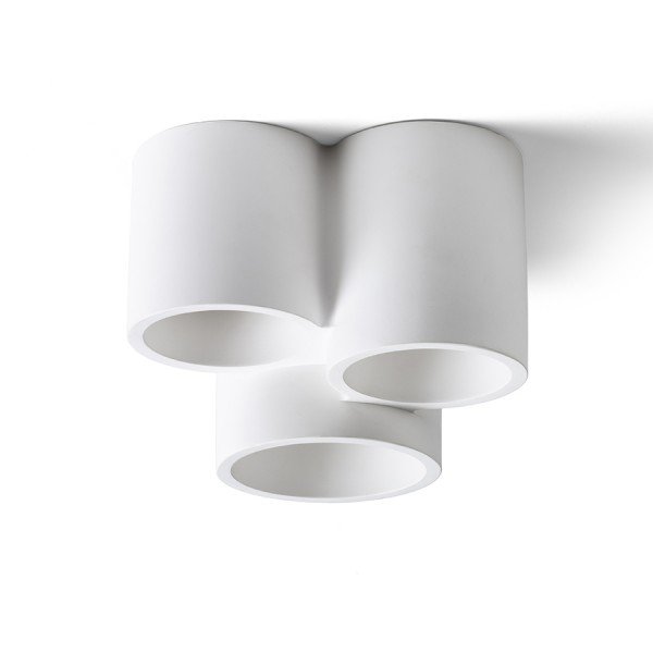 RED R13789 GINA III stropní sádrová 230V LED GU10 3x5W - RED - DESIGN RENDL