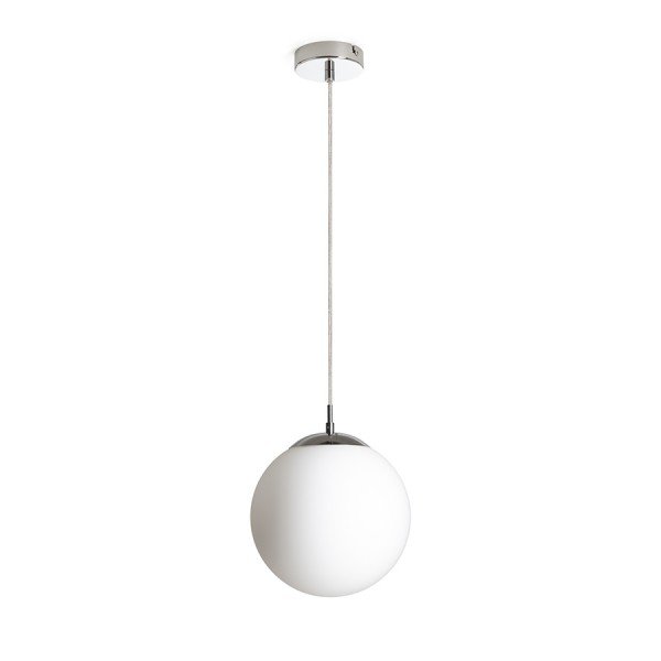 RED R13746 LUNA 25 závěsná opálové sklo/chrom 230V LED E27 15W - RED - DESIGN RENDL