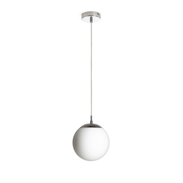 RED R13745 LUNA 20 závěsná opálové sklo/chrom 230V LED E27 15W - RED - DESIGN RENDL