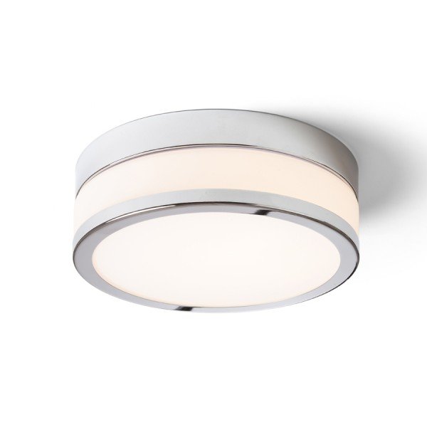 RED R13742 CIRA LED 23 stropní opálové sklo/chrom 230V LED 12W IP44 3000K - RED - DESIGN RENDL