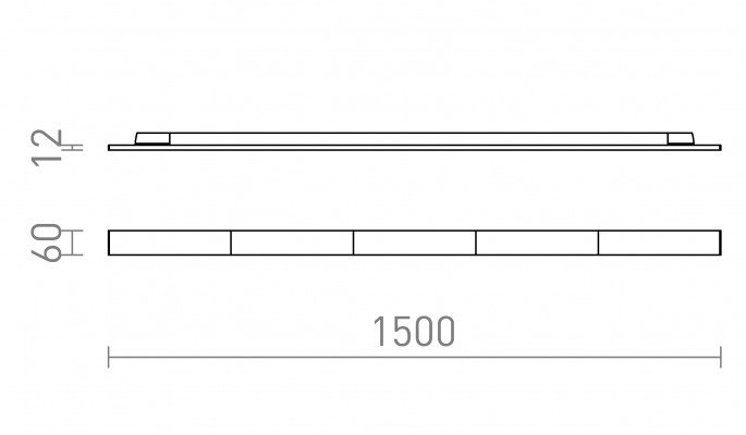 RED R13732 FLATLINE 150 pro tříokr. lištu bílá 230V LED 50W 90° 3000K - RED - DESIGN RENDL (obrázek 6)
