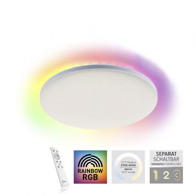 Levně LD 15563-16 Stropní svítidlo CONRAD LED 24W 2700-5000K + LED 3W RGB bílé - LEUCHTEN DIREKT / JUST LIGHT