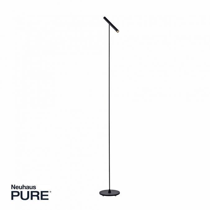 PN 405-18 Stojací lampa PURE-TUTUA LED 6W 3000K Ra90 660lm černá stmívatelná - PAUL NEUHAUS