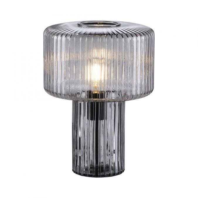 PN 4092-25 FUNGUS Svítidlo lampa kouřová 1x E27 10W výška 35cm - PAUL NEUHAUS