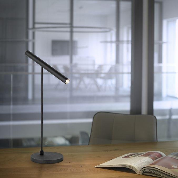 PN 4405-18 Stolní lampa PURE-TUTUA LED 6W 3000K Ra90 660lm černá stmívatelná - PAUL NEUHAUS (obrázek 2)