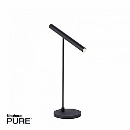 Obrázek pro produkt Stolní lampa PURE-TUTUA LED 6W 3000K Ra90 660lm černá stmívatelná - PAUL NEUHAUS