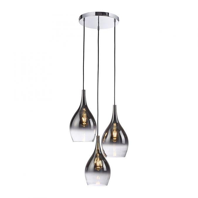 PN 2062-17 Závěsné svítidlo PILUA chrom 3x E27 40W - PAUL NEUHAUS