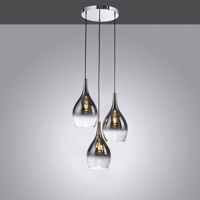 PN 2062-17 Závěsné svítidlo PILUA chrom 3x E27 40W - PAUL NEUHAUS (obrázek 5)