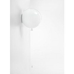 Obrázek pro produkt Memory, nástěnné svítidlo bílé lesklé, 1x15W E27, prům. 30cm - BROKIS A
