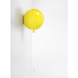 Obrázek pro produkt Memory, nástěnné svítidlo žluté lesklé, 1x15W E27, prům. 30cm - BROKIS C