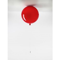 Obrázek pro produkt Memory, stropní svítidlo červené lesklé, 1x15W E27, prům. 40cm - BROKIS C