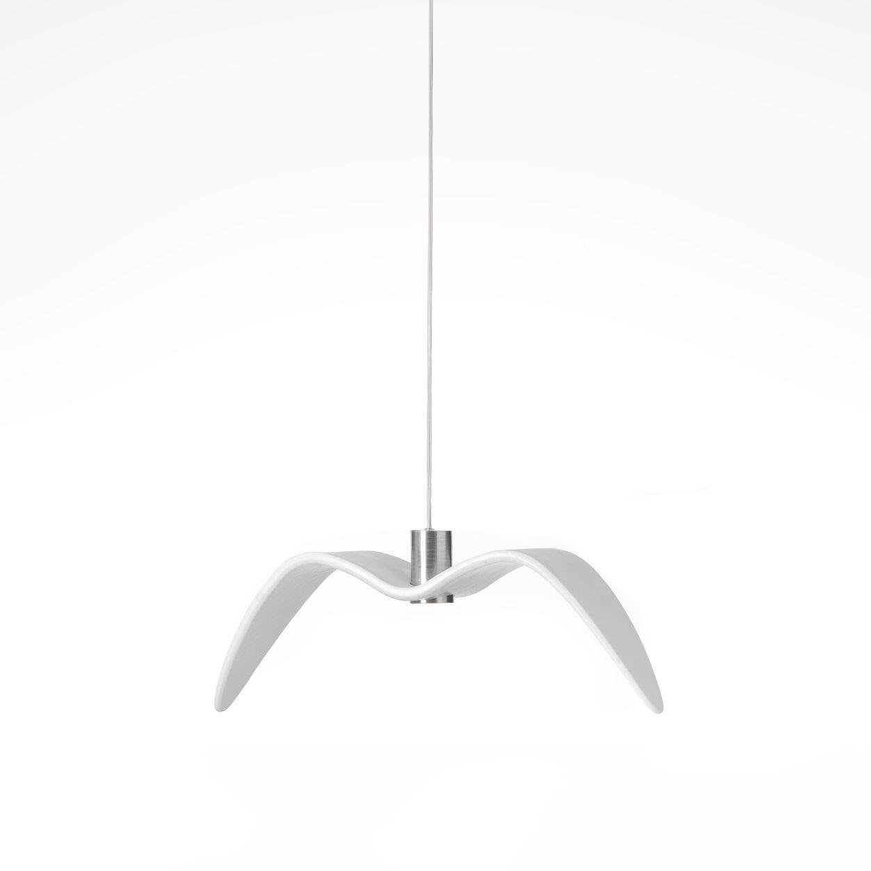 Levně BRO PC00964_001 Night Birds, závěsné svítidlo, 5W LED, opal / opaktní sklo, délka 61cm - BROKIS A