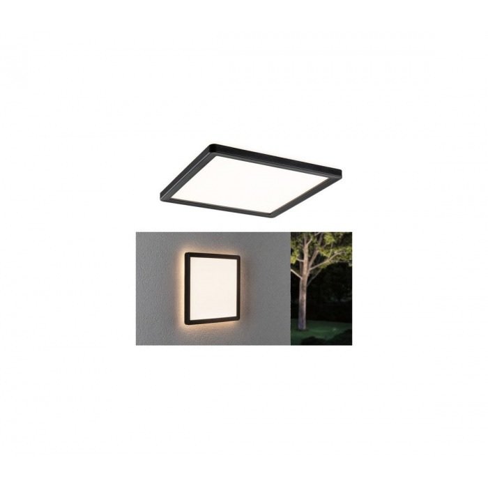 P 94661 Outdoor 230V Lamina LED panel hranatý černý IP44 15W 3000K - PAULMANN